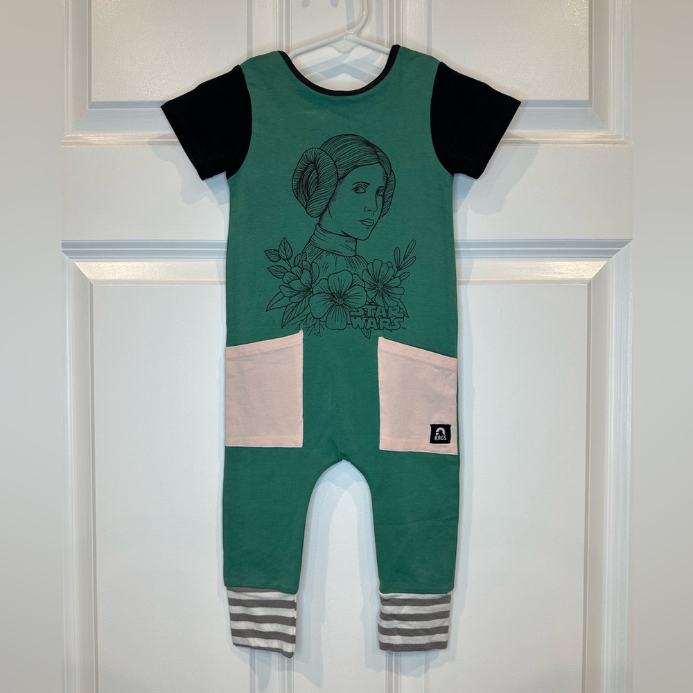 Rags Disney Star Wars Leia Romper Size 6-12‎ months